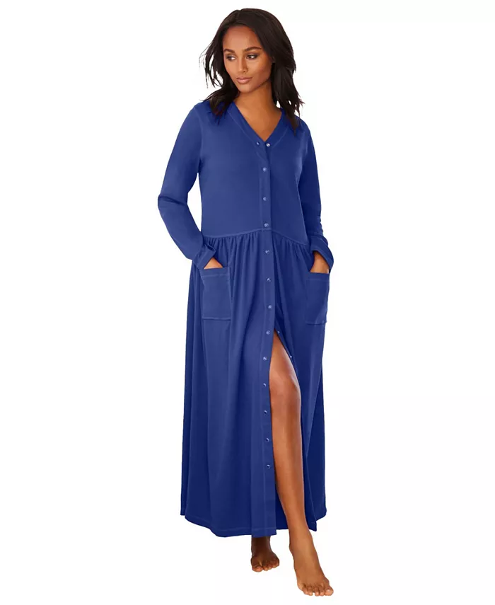 Длинный трикотажный лаунж-боксер с застежкой спереди, только для больших размеров Only Neccessities, синий
Длинный трикотажный лаунж-боксер с застежкой спереди, только для больших размеров Only Neccessities, синий