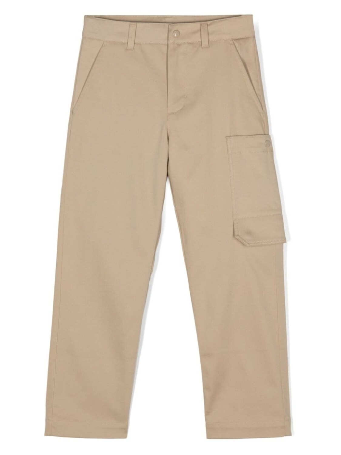 Прямые брюки с аппликацией логотипа Moncler Enfant, бежевый
Прямые брюки с аппликацией логотипа Moncler Enfant, бежевый