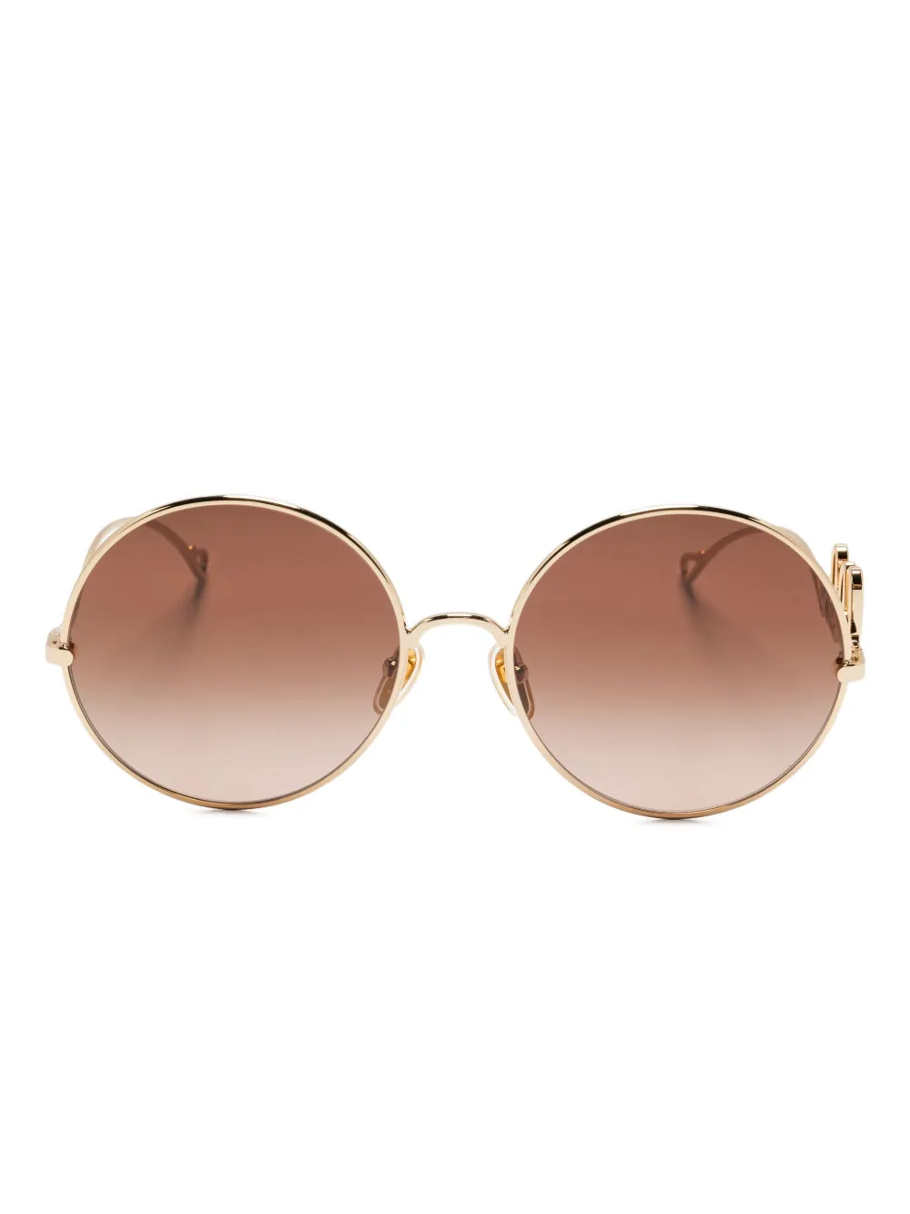 Солнцезащитные очки в круглой оправе Chloé, золотистый
Солнцезащитные очки в круглой оправе Chloé, золотистый