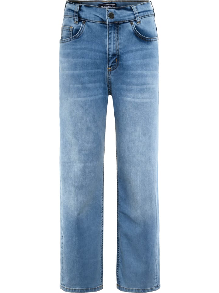 Брюки BaggyJeans облегающего кроя светло-голубого цвета Blue Effect
Брюки BaggyJeans облегающего кроя светло-голубого цвета Blue Effect