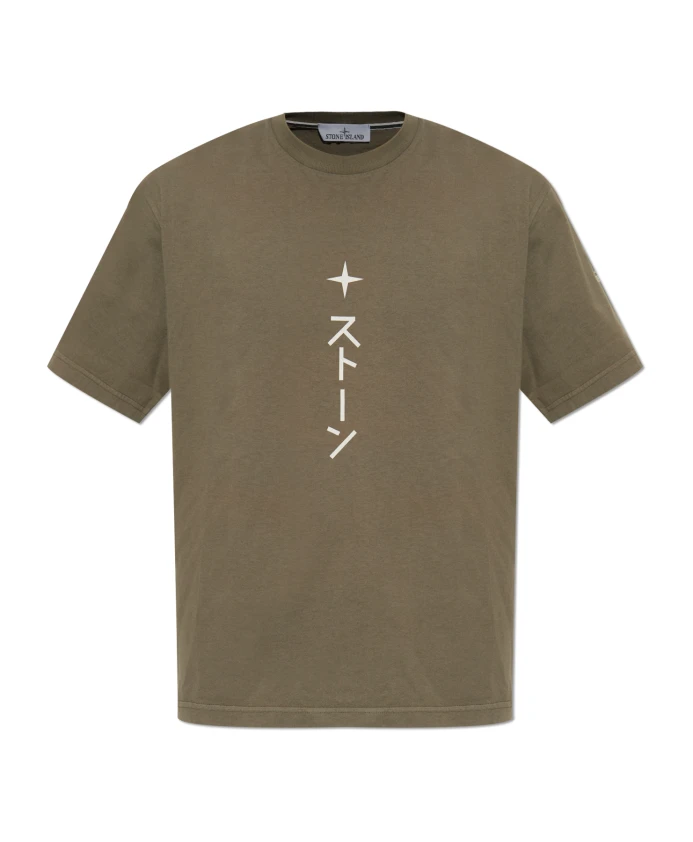 Футболка с принтом Stone Island, зеленый
Футболка с принтом Stone Island, зеленый