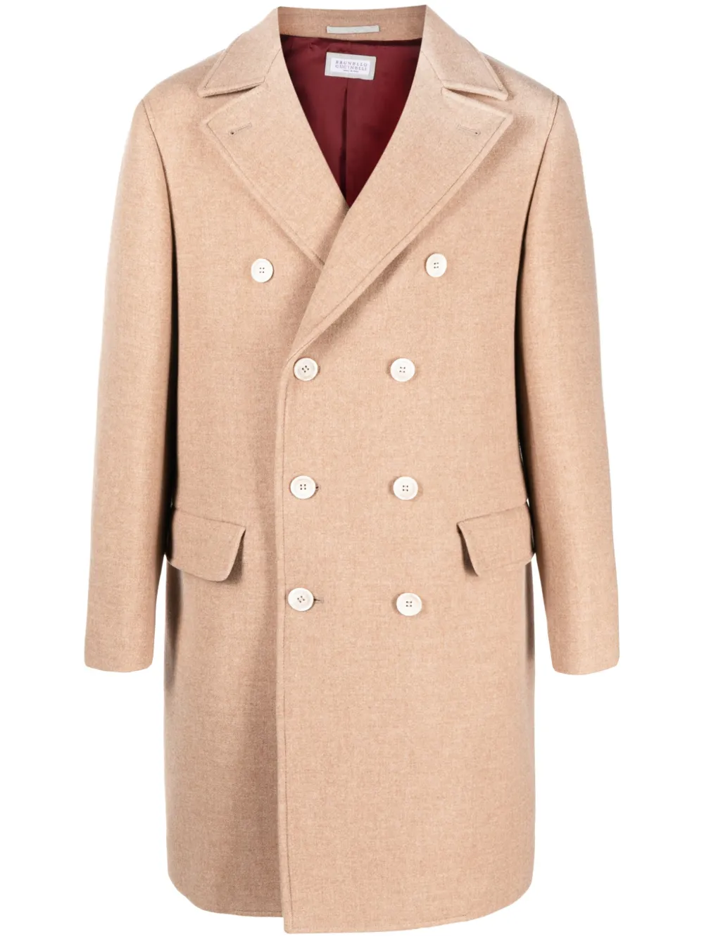 Двубортное пальто из смесовой шерсти Brunello Cucinelli, нейтральный
Двубортное пальто из смесовой шерсти Brunello Cucinelli, нейтральный