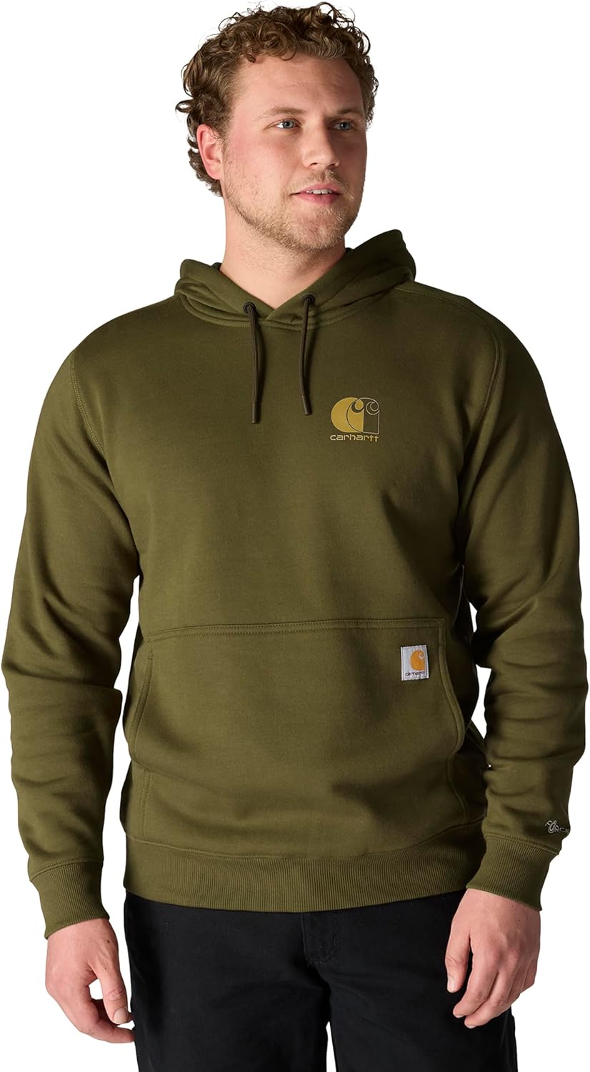 Carhartt мужская толстовка Force Relaxed Fit легкая с логотипом, Dark Bronzed Green
Carhartt мужская толстовка Force Relaxed Fit легкая с логотипом, Dark Bronzed Green