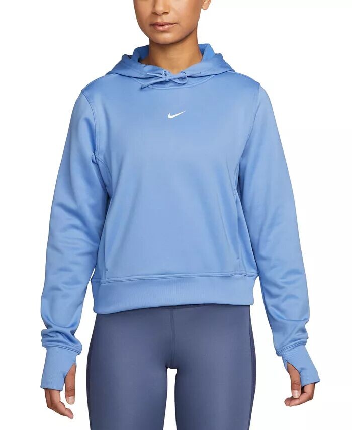 Женский пуловер с капюшоном Therma-FIT One Nike, синий
Женский пуловер с капюшоном Therma-FIT One Nike, синий