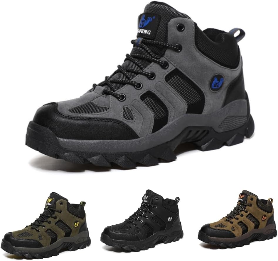 Мужские зимние ботинки ZDLJYL, легкие с противоскользящей подошвой, утепленные мехом, для холодной погоды, походные ботинки, серый
Мужские зимние ботинки ZDLJYL, легкие с противоскользящей подошвой, утепленные мехом, для холодной погоды, походные ботинки, серый