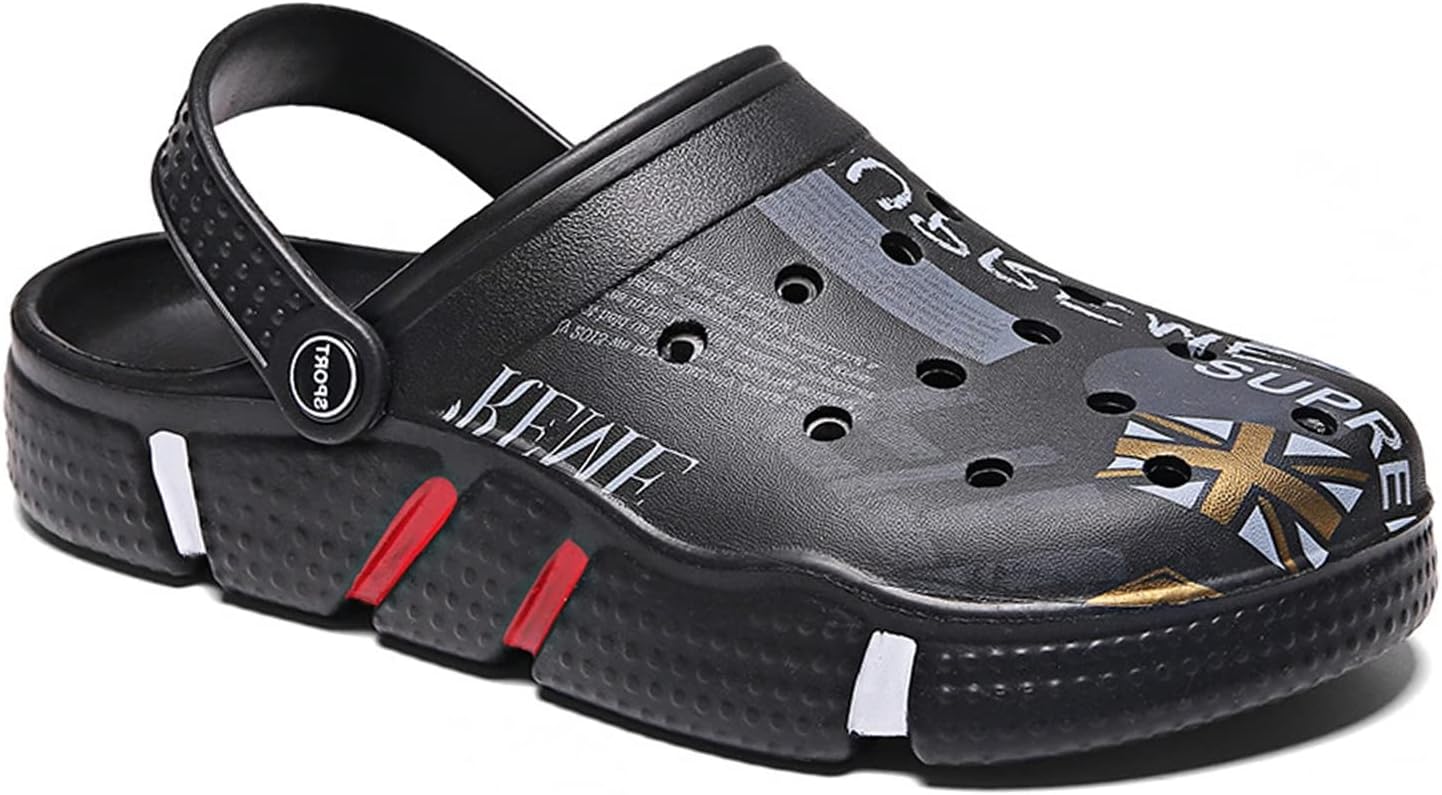 Унисекс садовые сабо Solaud для мужчин и женщин, быстро сохнущие, дышащие, комфортные летние пляжные шлепанцы-сандалии, черный
Унисекс садовые сабо Solaud для мужчин и женщин, быстро сохнущие, дышащие, комфортные летние пляжные шлепанцы-сандалии, черный