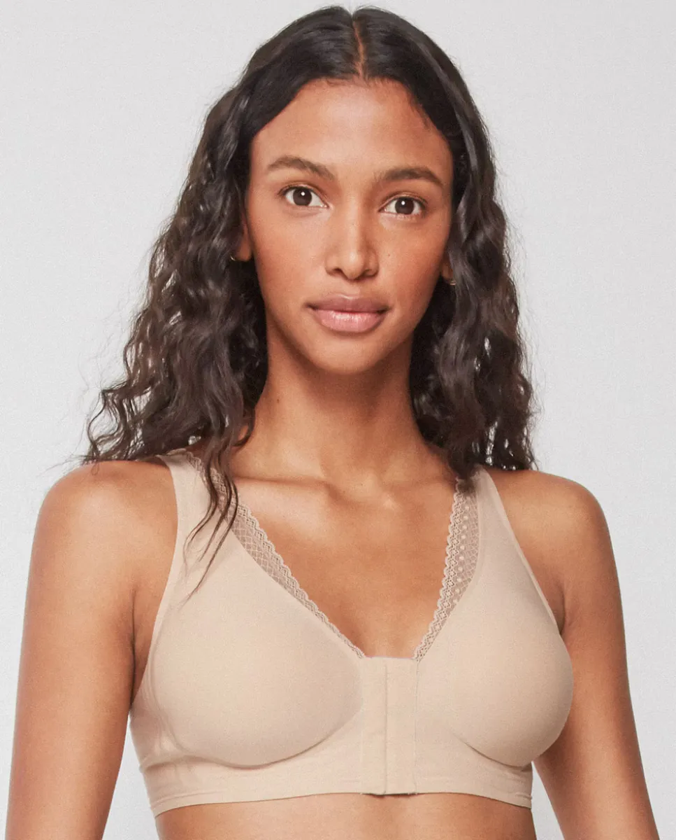 Послеоперационный бюстгальтер без косточек и со съемной пеной Gisela, цвет Nude
Послеоперационный бюстгальтер без косточек и со съемной пеной Gisela, цвет Nude