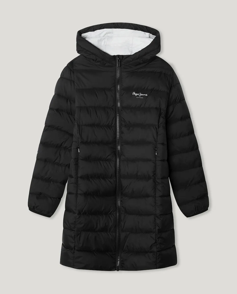 Длинный детский пуховик с капюшоном, водонепроницаемый Pepe Jeans, черный
Длинный детский пуховик с капюшоном, водонепроницаемый Pepe Jeans, черный