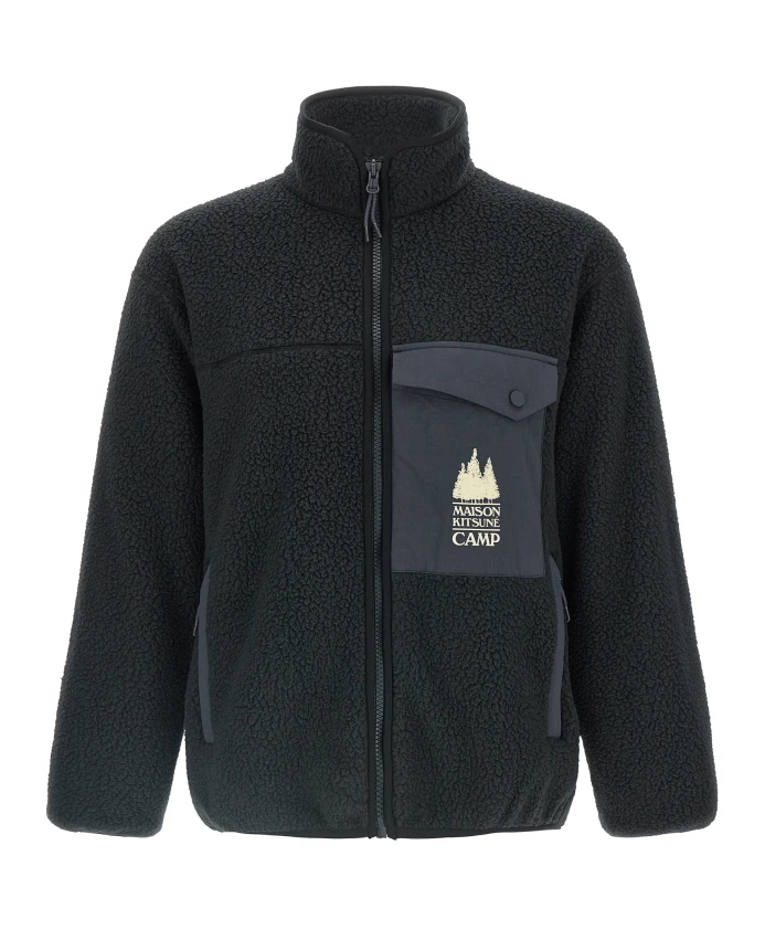 Повседневная флисовая куртка Maison Kitsunã, синий
Повседневная флисовая куртка Maison Kitsunã, синий