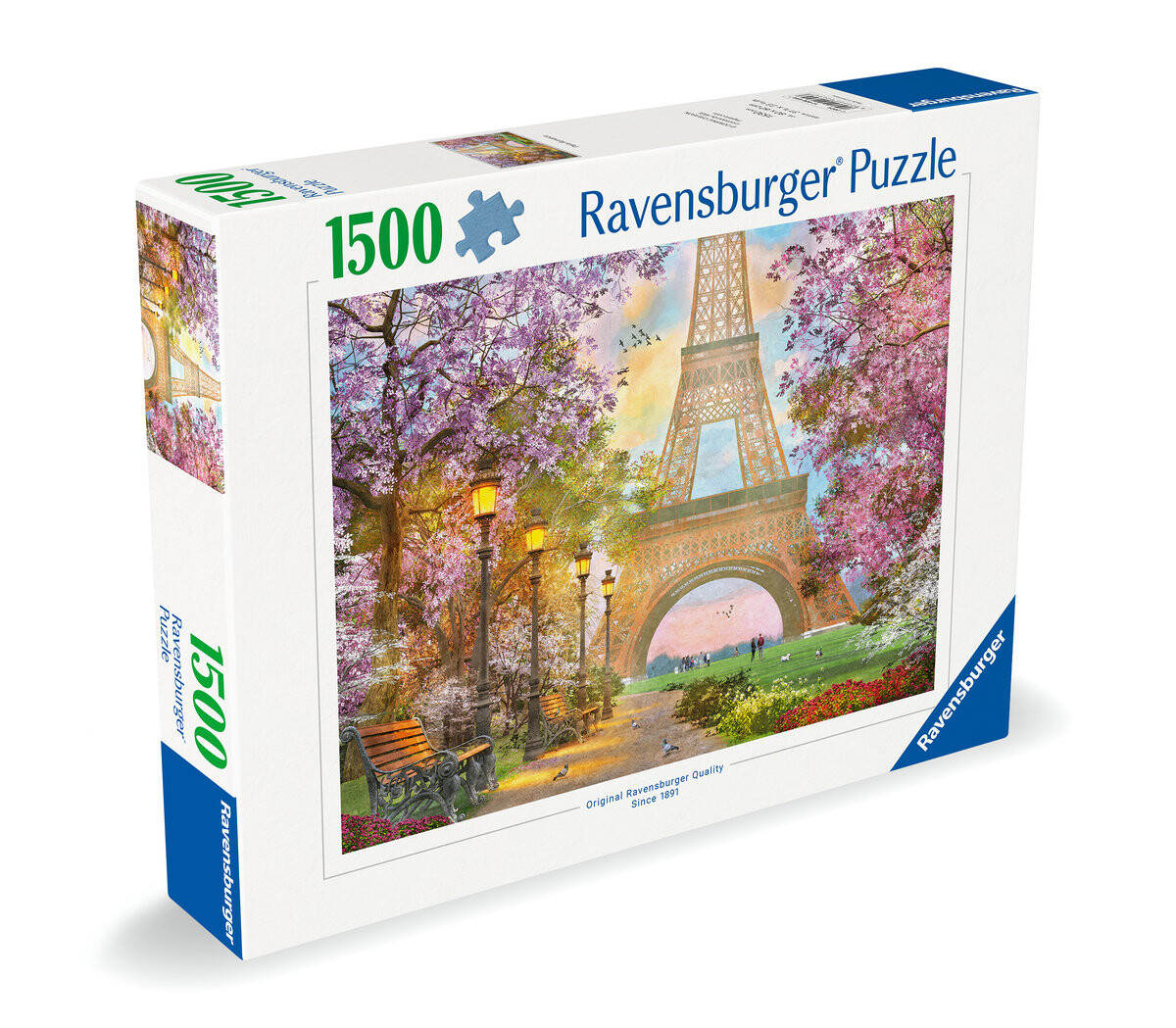 2D пазл: Парижская романтика 1500 деталей Ravensburger
2D пазл: Парижская романтика 1500 деталей Ravensburger