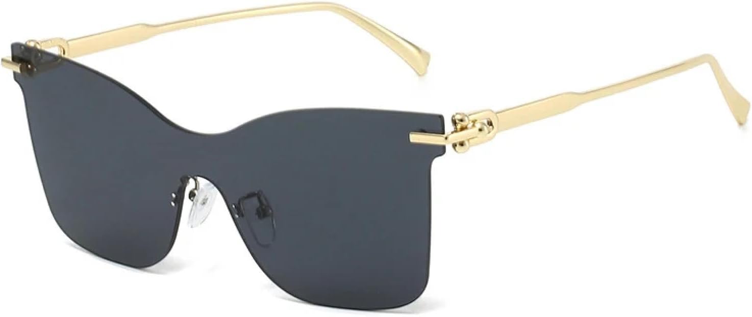 Винтажные безободковые металлические солнцезащитные очки для женщин, градиентные, роскошные, для мужчин, в стиле панк, с защитой от УФ-излучения UV400 TKKTLLT, Gold-black
Винтажные безободковые металлические солнцезащитные очки для женщин, градиентные, роскошные, для мужчин, в стиле панк, с защитой от УФ-излучения UV400 TKKTLLT, Gold-black