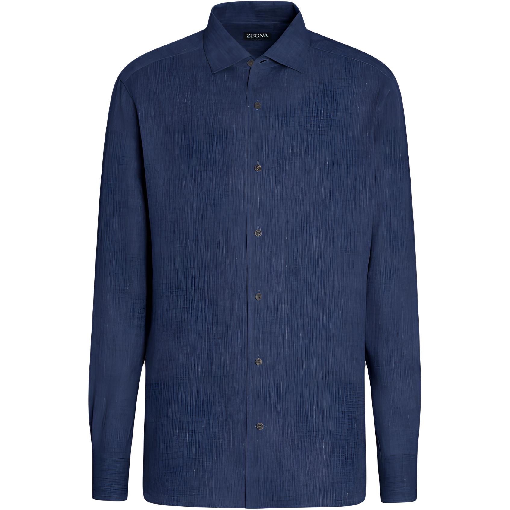 Zegna Oasi Lino льняная рубашка Ermenegildo Zegna, синий
Zegna Oasi Lino льняная рубашка Ermenegildo Zegna, синий