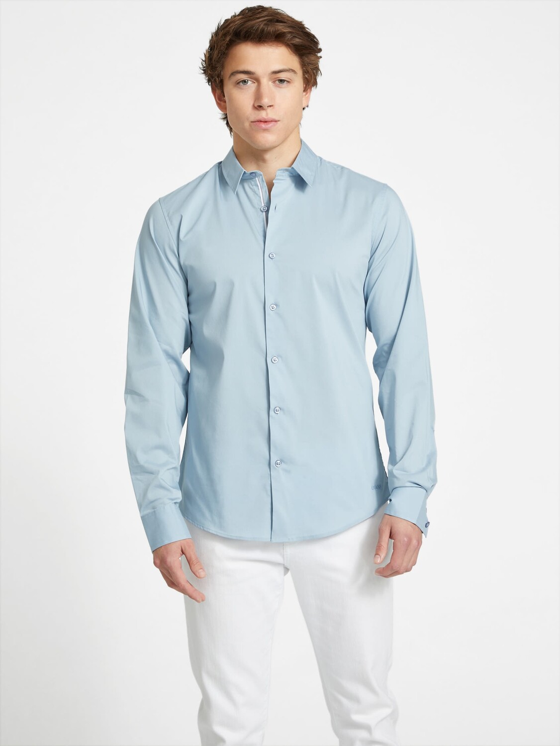 Рубашка из поплина Damon Guess Factory, цвет Blue Cotton
Рубашка из поплина Damon Guess Factory, цвет Blue Cotton