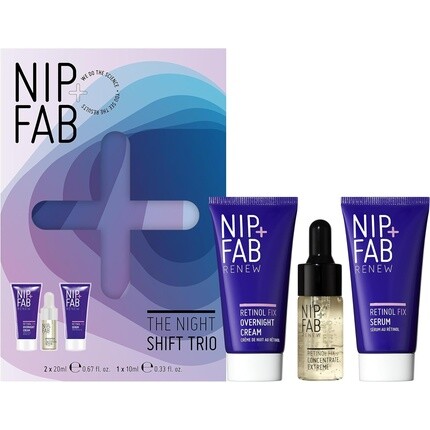 Рождественский подарочный набор Nip+Fab The Night Shift Trio Retinol Fix Extreme Концентрированная сыворотка и ночной крем для более упругой и гладкой кожи лица
Рождественский подарочный набор Nip+Fab The Night Shift Trio Retinol Fix Extreme Концентрированная сыворотка и ночной крем для более упругой и гладкой кожи лица