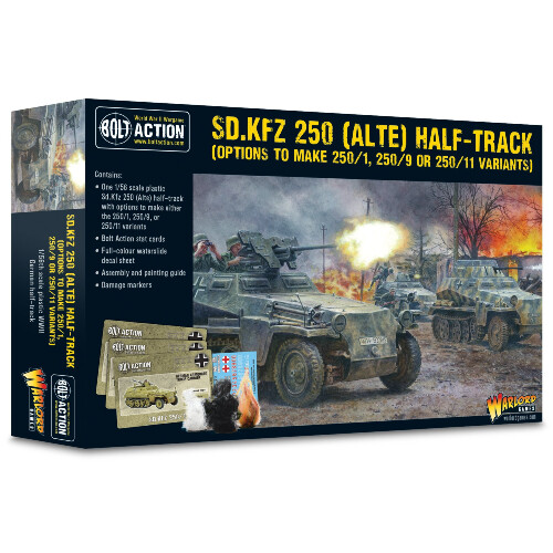 Фигурки Sd.Kfz 250 Alte Half-Track (Inc 250/9 & 250/11 Options)
Фигурки Sd.Kfz 250 Alte Half-Track (Inc 250/9 & 250/11 Options)
