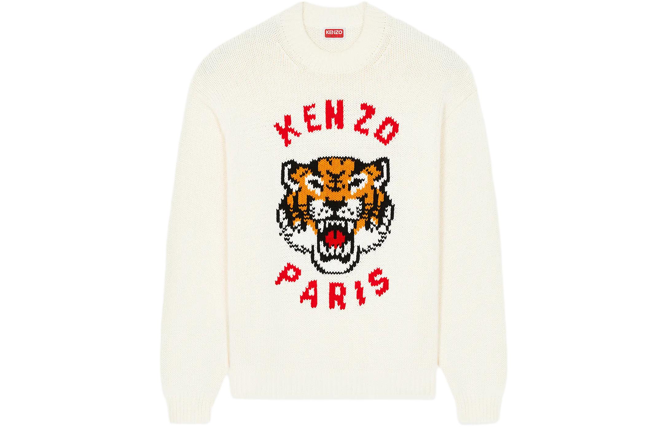 Свитер Lucky Tiger вязаный KENZO, экрю
Свитер Lucky Tiger вязаный KENZO, экрю