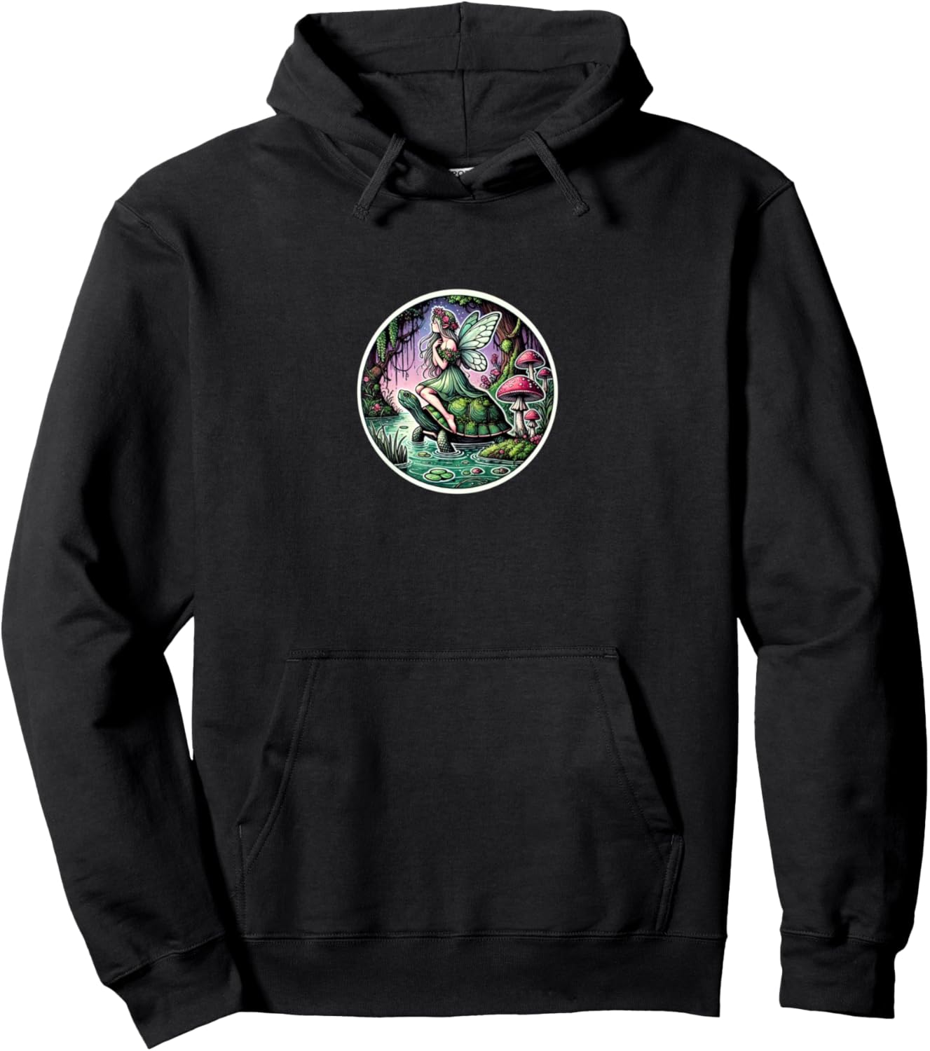 Толстовка с изображением феи и черепашки Retro Turtles Love Snugg, черный
Толстовка с изображением феи и черепашки Retro Turtles Love Snugg, черный