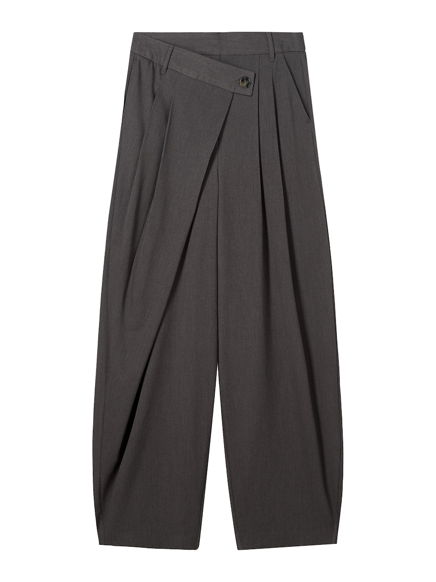 Мешковатые брюки со складками спереди Bershka, темно-серый
Мешковатые брюки со складками спереди Bershka, темно-серый