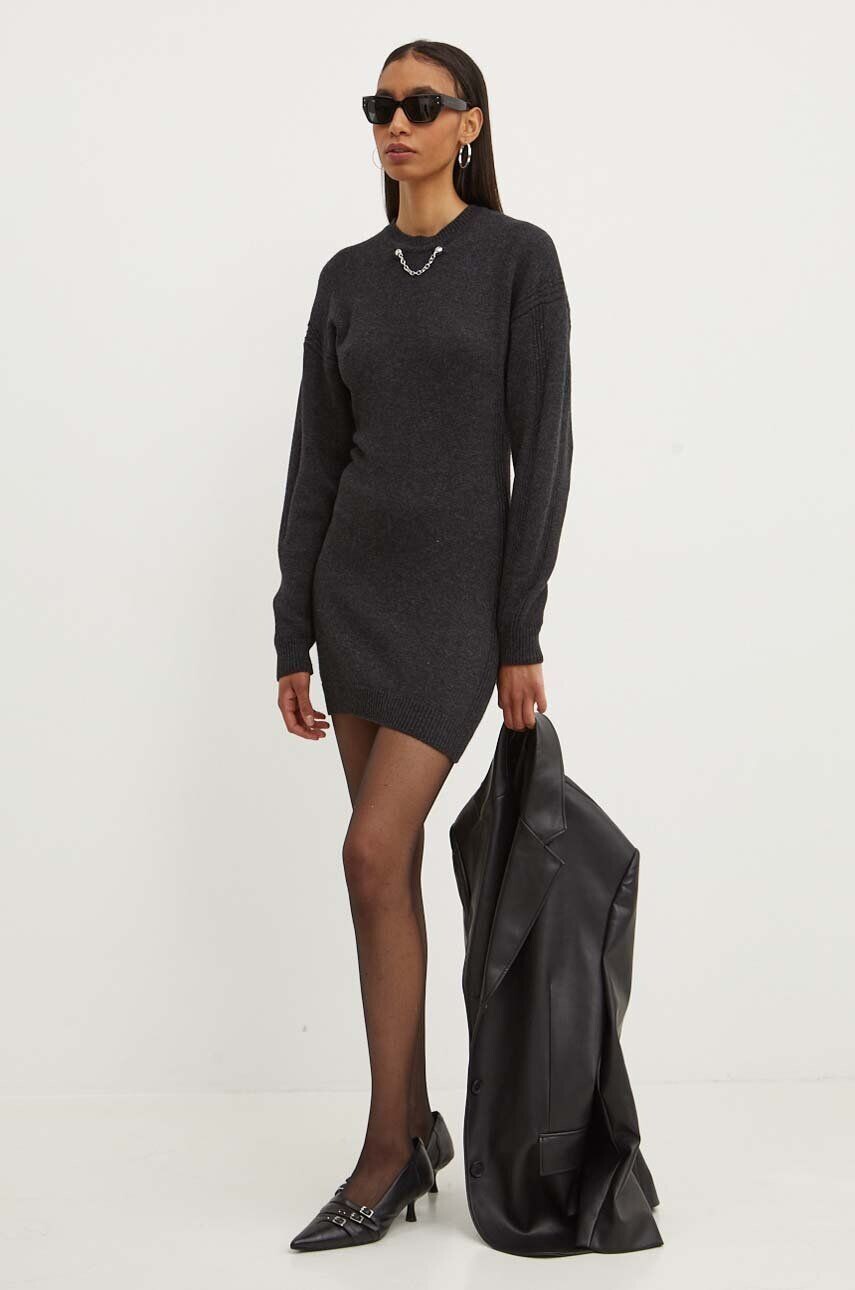 Шерстяное платье Moschino Jeans, серый
Шерстяное платье Moschino Jeans, серый