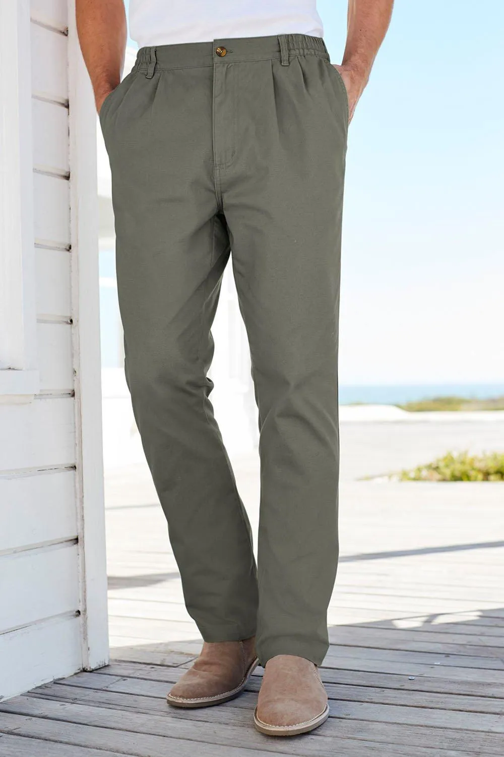 Удобные брюки со складками спереди 31 дюйм Cotton Traders, зеленый
Удобные брюки со складками спереди 31 дюйм Cotton Traders, зеленый