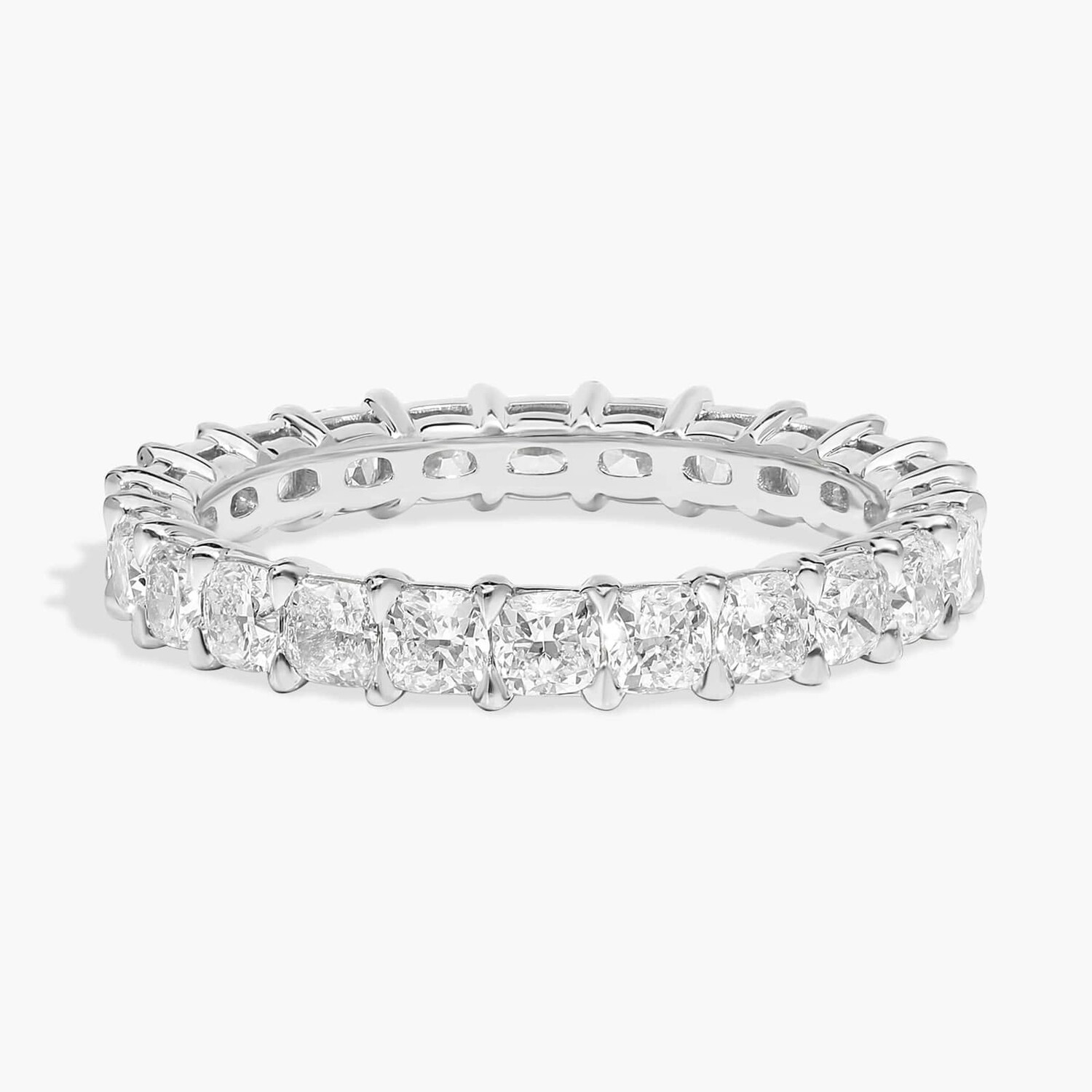 Кольцо Eternity с выращенным в лаборатории бриллиантом огранки «кушон» из 14-каратного белого золота (2 карата, два карата — FG / VS2-SI1) Blue Nile
Кольцо Eternity с выращенным в лаборатории бриллиантом огранки «кушон» из 14-каратного белого золота (2 карата, два карата — FG / VS2-SI1) Blue Nile