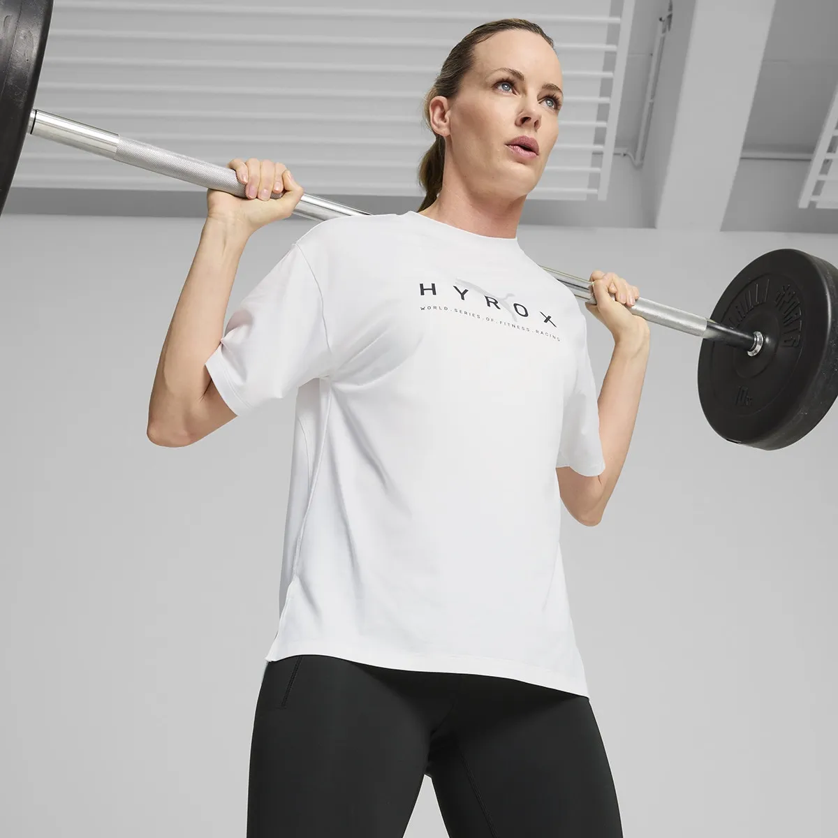 Женская футболка HYROX x Cloudspun Puma, белый
Женская футболка HYROX x Cloudspun Puma, белый