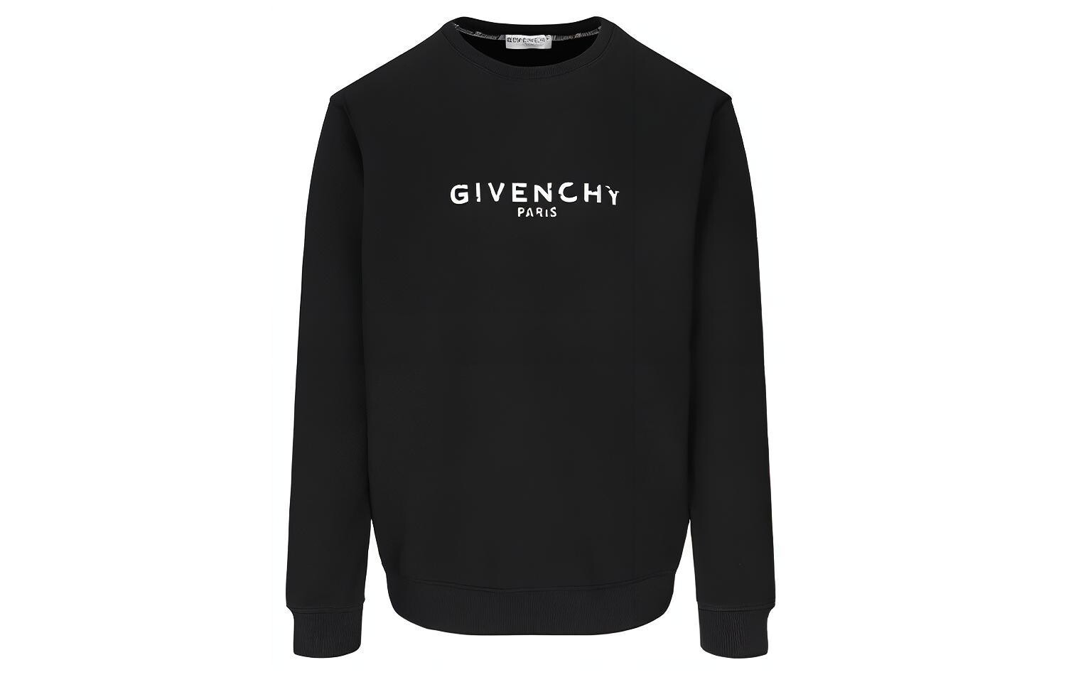 Круглый вырез с логотипом Paris Givenchy, черный
Круглый вырез с логотипом Paris Givenchy, черный