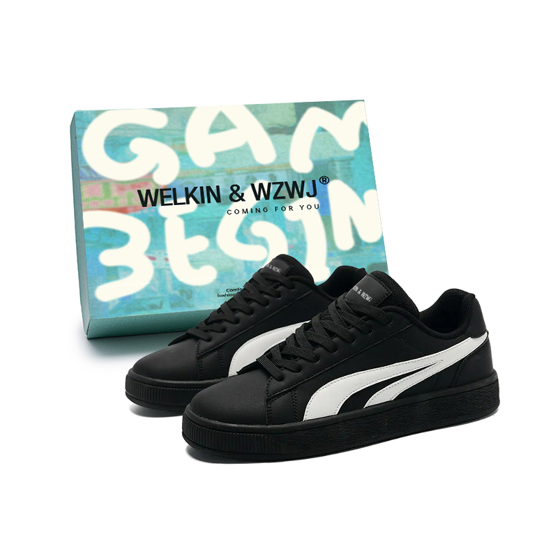 WELKIN&WZWJ Скользоустойчивые износостойкие низкие скейтерские кроссовки унисекс черные, цвет Black
WELKIN&WZWJ Скользоустойчивые износостойкие низкие скейтерские кроссовки унисекс черные, цвет Black