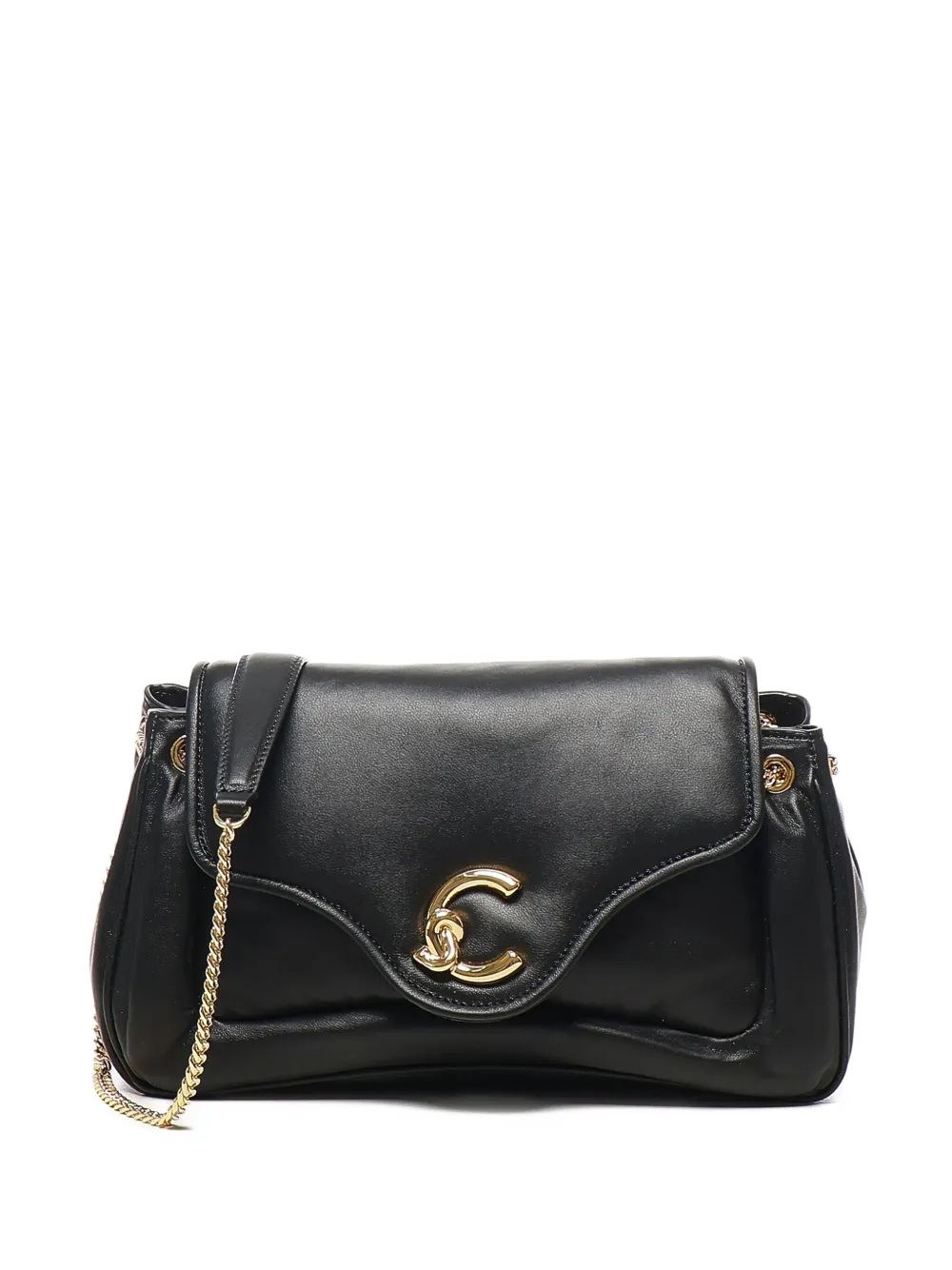 Сумка на плечо C-ME с ремнем-цепочкой Coccinelle, черный 
Сумка на плечо C-ME с ремнем-цепочкой Coccinelle, черный