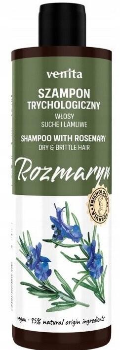 Venita, Трихологический шампунь для сухих волос с экстрактом розмарина, 300мл
Venita, Трихологический шампунь для сухих волос с экстрактом розмарина, 300мл