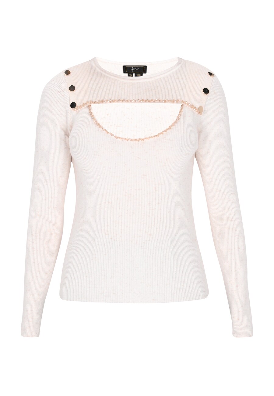 Свитер faina, от белого
Свитер faina, от белого