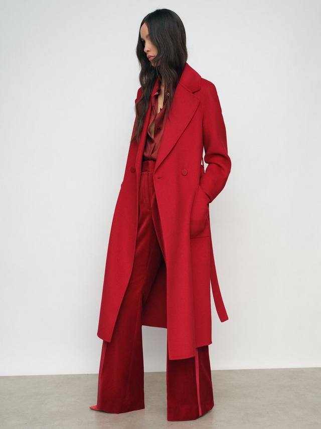 Шерстяное пальто Lucia с поясом Reiss, Red
Шерстяное пальто Lucia с поясом Reiss, Red