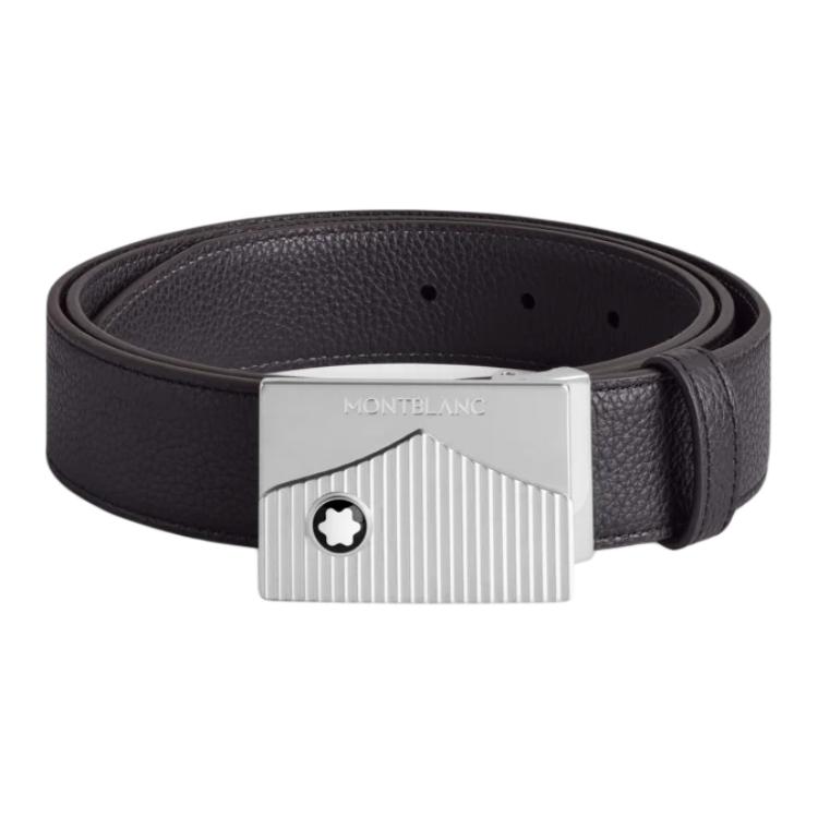 Двусторонний кожаный ремень Montblanc, черный
Двусторонний кожаный ремень Montblanc, черный