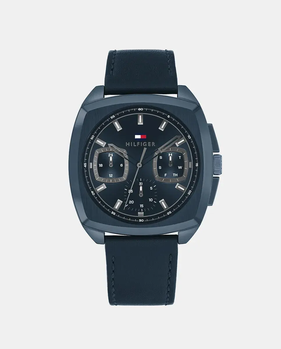 Apollo 1710558 многофункциональные синие кожаные мужские часы Tommy Hilfiger
Apollo 1710558 многофункциональные синие кожаные мужские часы Tommy Hilfiger