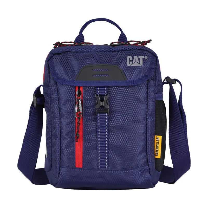 CAT Четырехлитровая сумка из полиэстера разноцветная мужская, Blue 83367-200 
CAT Четырехлитровая сумка из полиэстера разноцветная мужская, Blue 83367-200