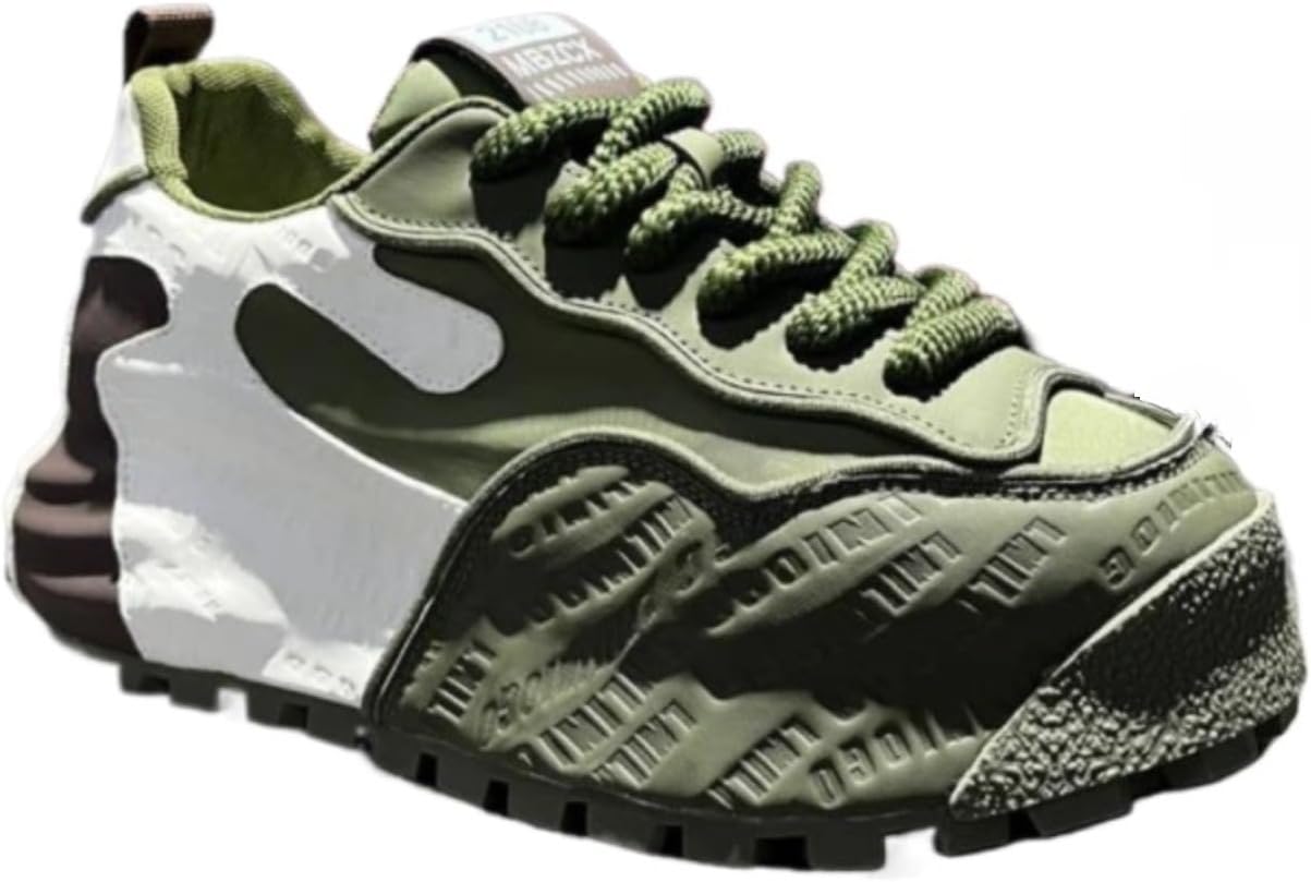 Мужские кроссовки с толстой подошвой на платформе с дышащей сеткой, модные спортивные туфли на шнуровке для повседневной носки и комфорта Azttoztto, зеленый
Мужские кроссовки с толстой подошвой на платформе с дышащей сеткой, модные спортивные туфли на шнуровке для повседневной носки и комфорта Azttoztto, зеленый