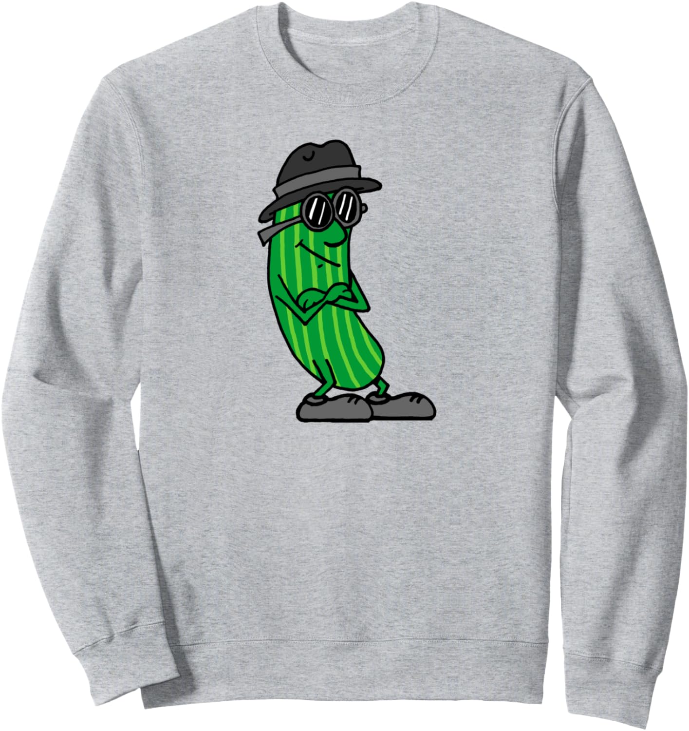 Забавная толстовка с изображением огурца поверх солнцезащитных очков Cute Vegetable Pictures, серый
Забавная толстовка с изображением огурца поверх солнцезащитных очков Cute Vegetable Pictures, серый