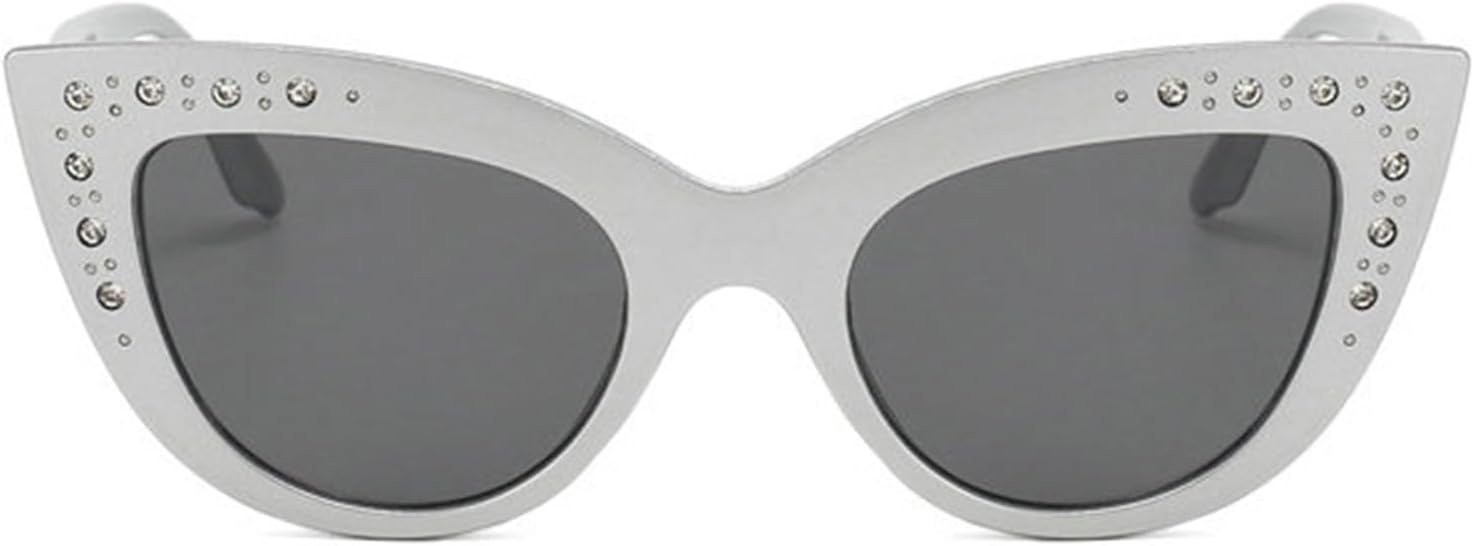 Солнцезащитные очки «кошачий глаз» с бриллиантами, женские, в стиле ретро, украшенные стразами, сверкающие кристаллами и жемчугом, роскошные очки с блестками helena, Gray
Солнцезащитные очки «кошачий глаз» с бриллиантами, женские, в стиле ретро, украшенные стразами, сверкающие кристаллами и жемчугом, роскошные очки с блестками helena, Gray