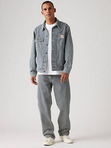 568 Свободные прямые джинсы Carpenter для мужчин Levi's, цвет Aged RR Stripe - White
568 Свободные прямые джинсы Carpenter для мужчин Levi's, цвет Aged RR Stripe - White