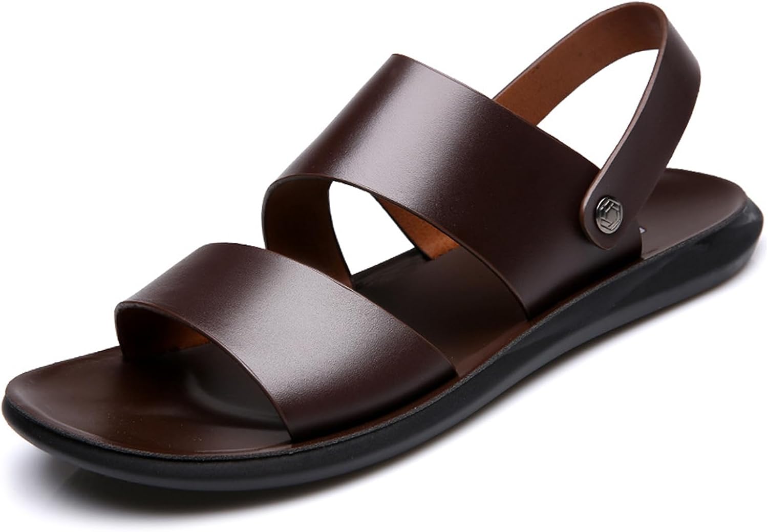 Мужские кожаные сандалии Lossarye с открытым носком, повседневные, на плоской подошве, с регулируемым ремешком, легкие, противоскользящие, для прогулок на улице, летние, универсальные, коричневый
Мужские кожаные сандалии Lossarye с открытым носком, повседневные, на плоской подошве, с регулируемым ремешком, легкие, противоскользящие, для прогулок на улице, летние, универсальные, коричневый