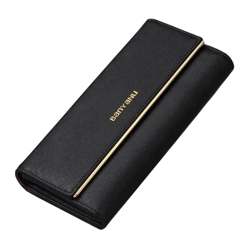 Banyanu Женский кошелек из коровьей кожи среднего размера черный с розовым, Black-Anti-Skimming
Banyanu Женский кошелек из коровьей кожи среднего размера черный с розовым, Black-Anti-Skimming