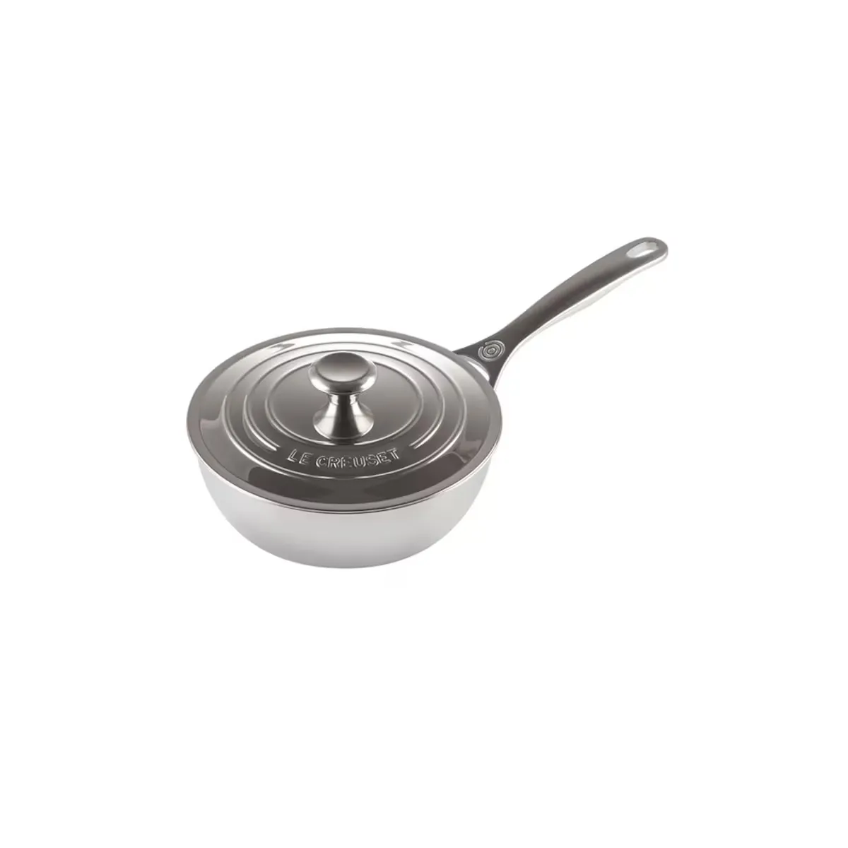 Трехслойная сковорода Le Creuset Plus с антипригарным покрытием и крышкой, серый
Трехслойная сковорода Le Creuset Plus с антипригарным покрытием и крышкой, серый