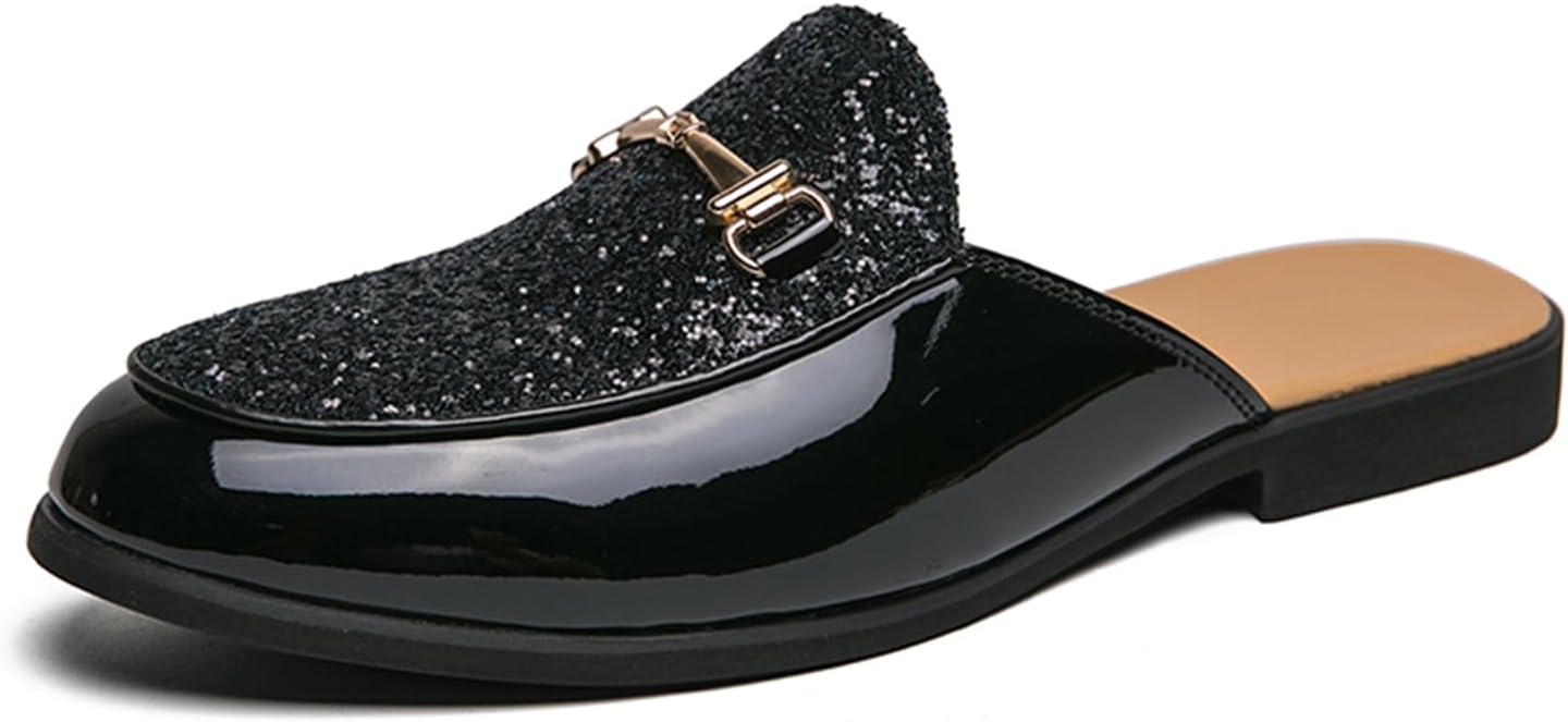 Мюли для мужчин с заостренным носком, комфортные беззадние лоферы с пряжкой, мужские модные тапочки Abborora, черный
Мюли для мужчин с заостренным носком, комфортные беззадние лоферы с пряжкой, мужские модные тапочки Abborora, черный