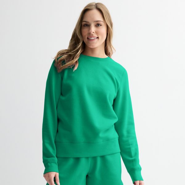 Женская ультрамягкая флисовая толстовка с круглым вырезом Tek Gear, цвет studio green
Женская ультрамягкая флисовая толстовка с круглым вырезом Tek Gear, цвет studio green