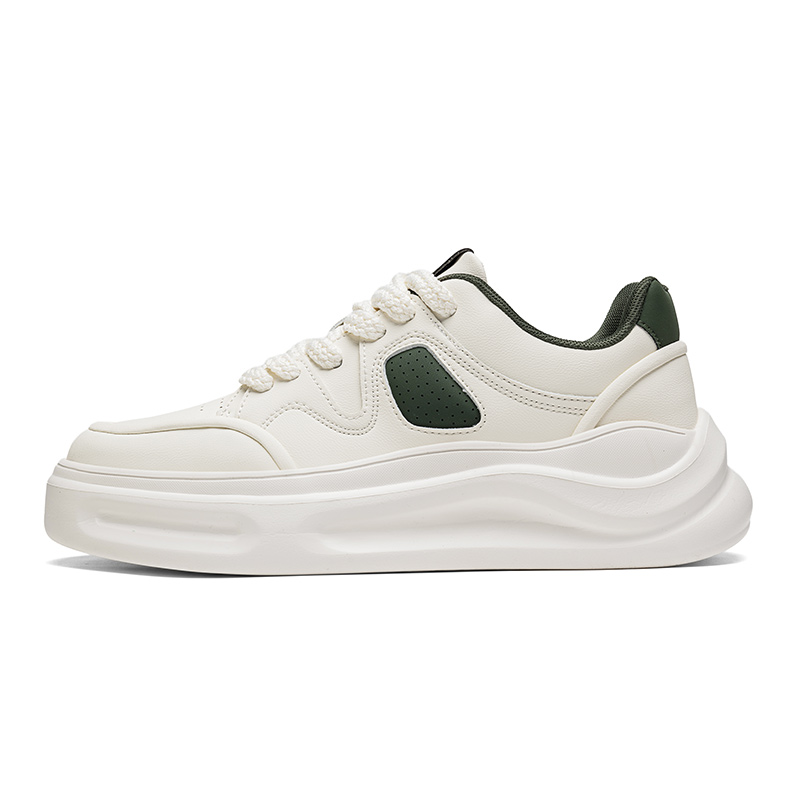 Wooden Rabbit Скользостойкие амортизирующие противоскользящие утепленные низкие скейтерские кроссовки мужские бежево-зеленые, цвет Beige Green
Wooden Rabbit Скользостойкие амортизирующие противоскользящие утепленные низкие скейтерские кроссовки мужские бежево-зеленые, цвет Beige Green