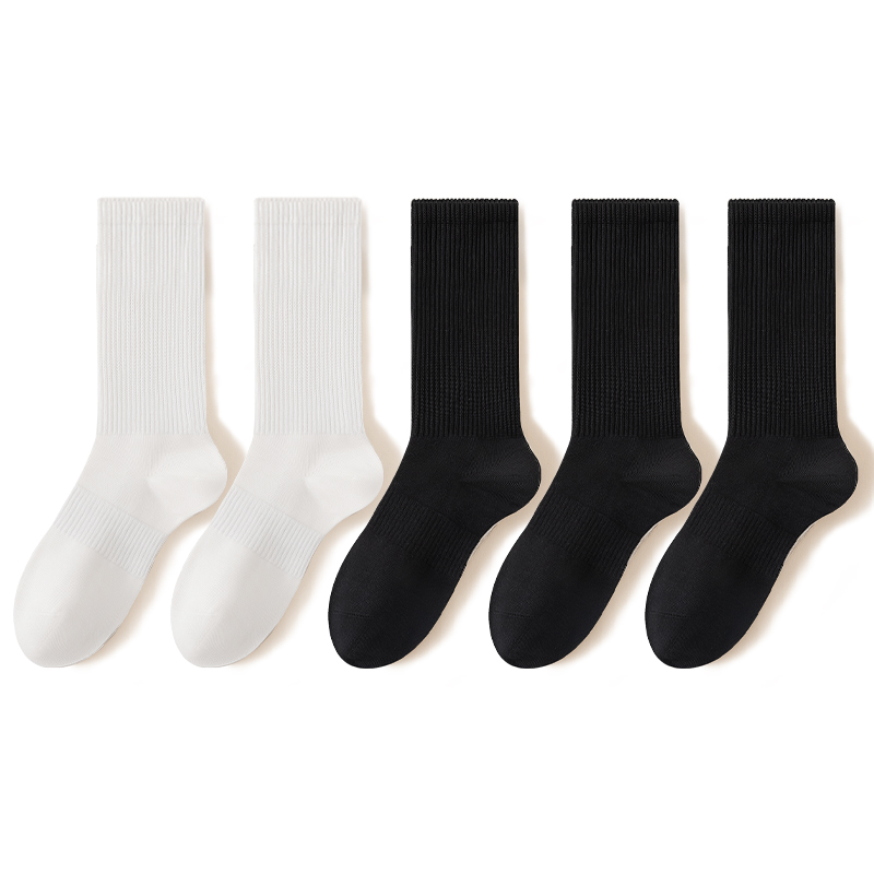 Набор из 5 пар высоких носков на все сезоны, унисекс Mianzhuwu, 5 pack crew (белый *2+черный *3)
Набор из 5 пар высоких носков на все сезоны, унисекс Mianzhuwu, 5 pack crew (белый *2+черный *3)