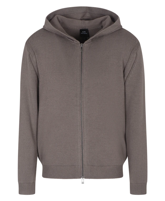 Капузен-Зип-Кардиган Armani Exchange, серый
Капузен-Зип-Кардиган Armani Exchange, серый