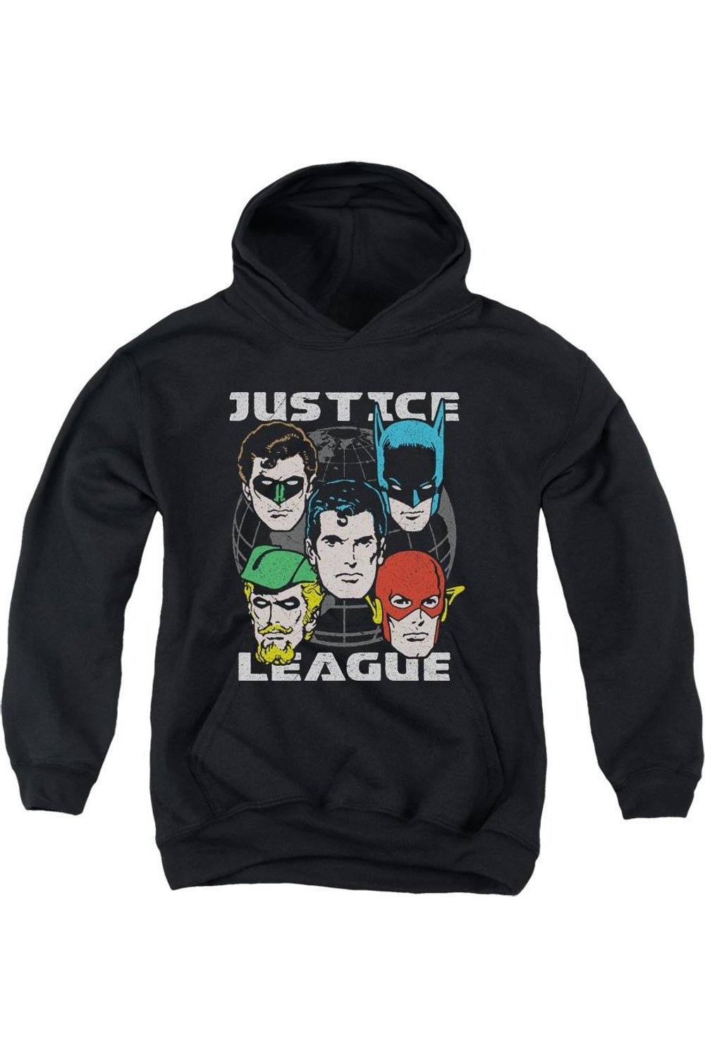 Толстовка с капюшоном Justice League of America Head Of States Youth Gildan, черный
Толстовка с капюшоном Justice League of America Head Of States Youth Gildan, черный