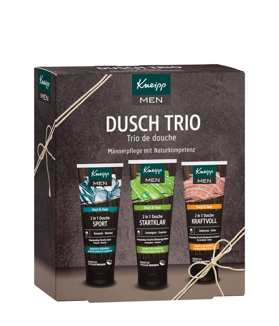 Набор для ухода за телом Kneipp MEN Geschenkpackung Dusch Trio, 1 шт.
Набор для ухода за телом Kneipp MEN Geschenkpackung Dusch Trio, 1 шт.