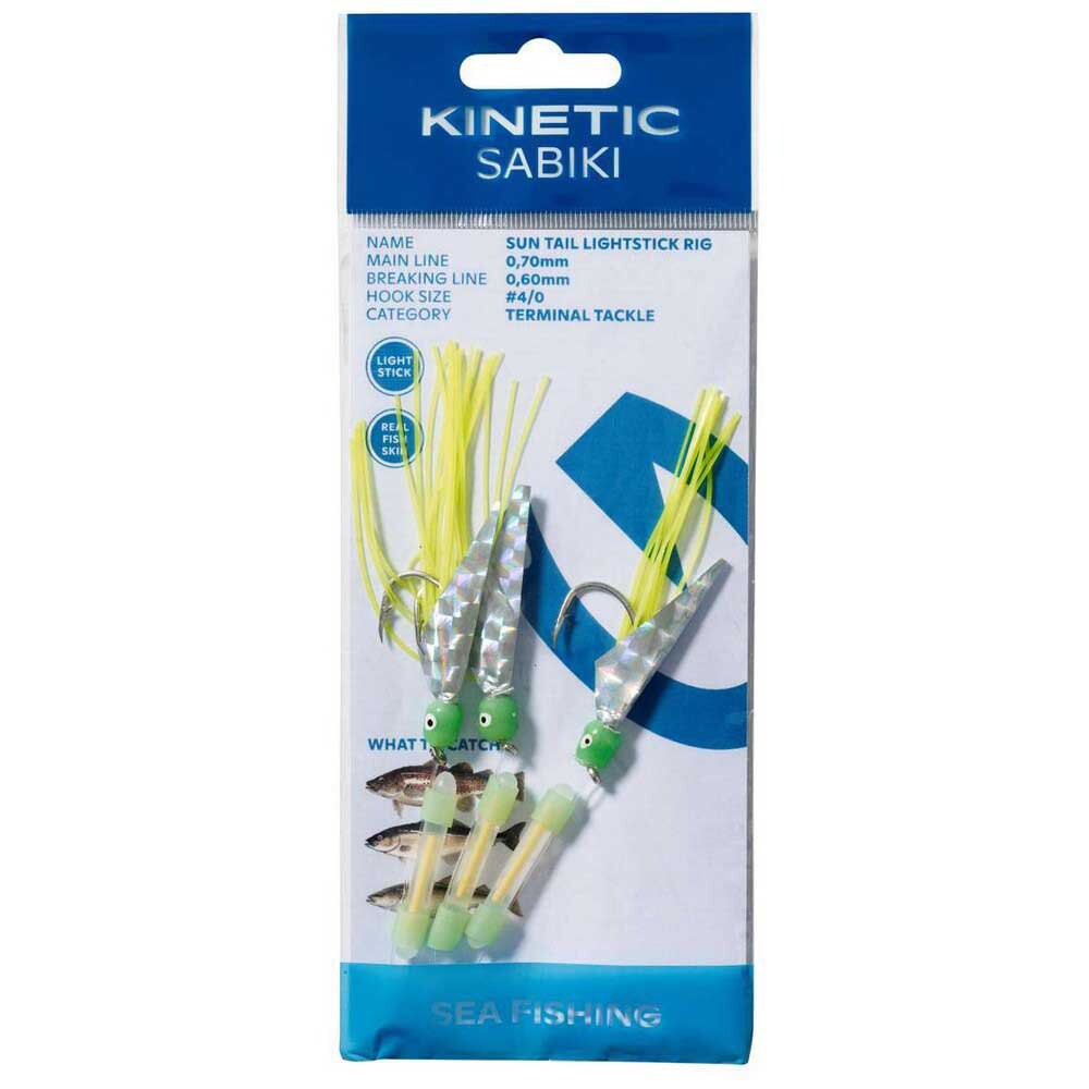 Оснастки Kinetic Sabiki Sun Tail Lightstick, прозрачный
Оснастки Kinetic Sabiki Sun Tail Lightstick, прозрачный